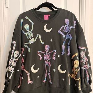 Queen of Sparkles Skeleton Sweatshirt